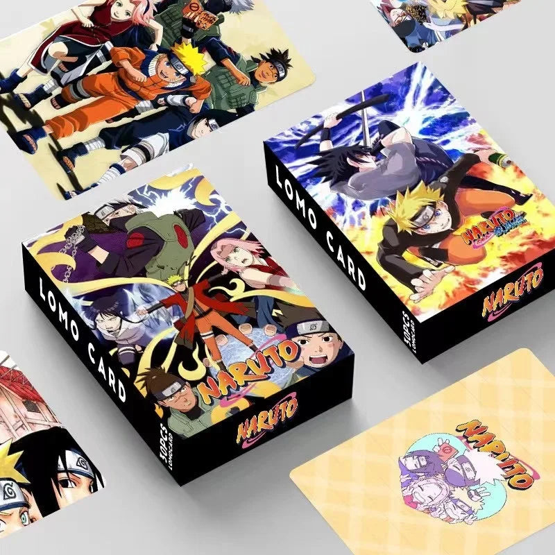 Naruto Japanese Anime Lomo Card One Piece 1pack/96pcs Card Games With Stickers Message Photo Gift For Anime Fan Game Collection Naruto Japanese Anime Lomo Card One Piece 1pack/96pcs Card Games With Stickers Message Photo Gift For Anime Fan Game Collection
